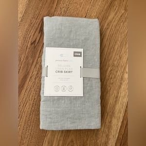 NWT Pottery Barn Kids crib skirt